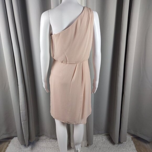 Adrianna Papell Pink Chiffon Embellished Cocktail Dress. Size 8 (NWT) - Picture 4 of 14